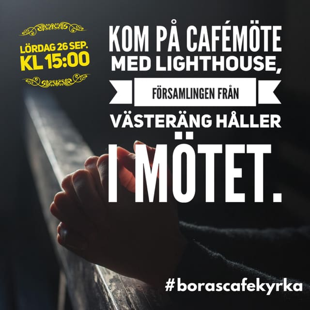 Instagram: Förresten, glöm inte Cafékväll idag kl 20:00